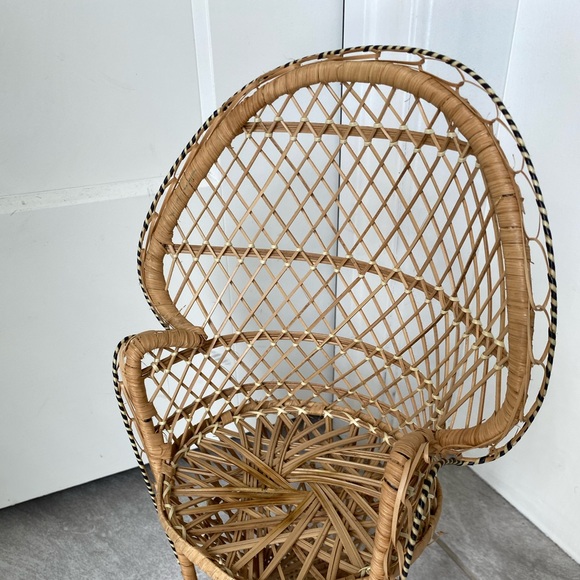 Wicker plant chair - Picture 4 of 4